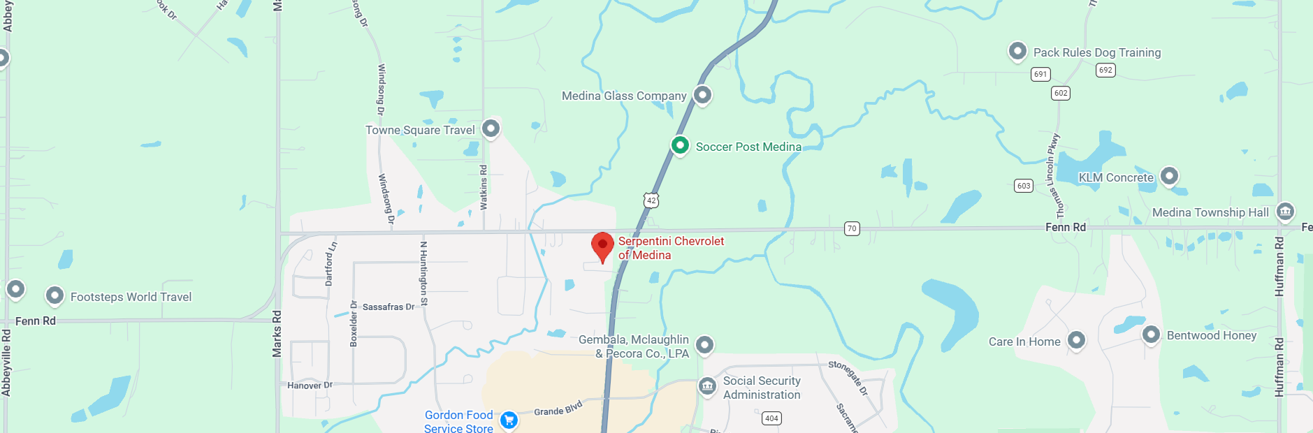 Dealer Location Static Map Image